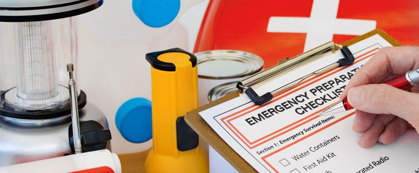 Emergency preparation checklist for Albert Winters