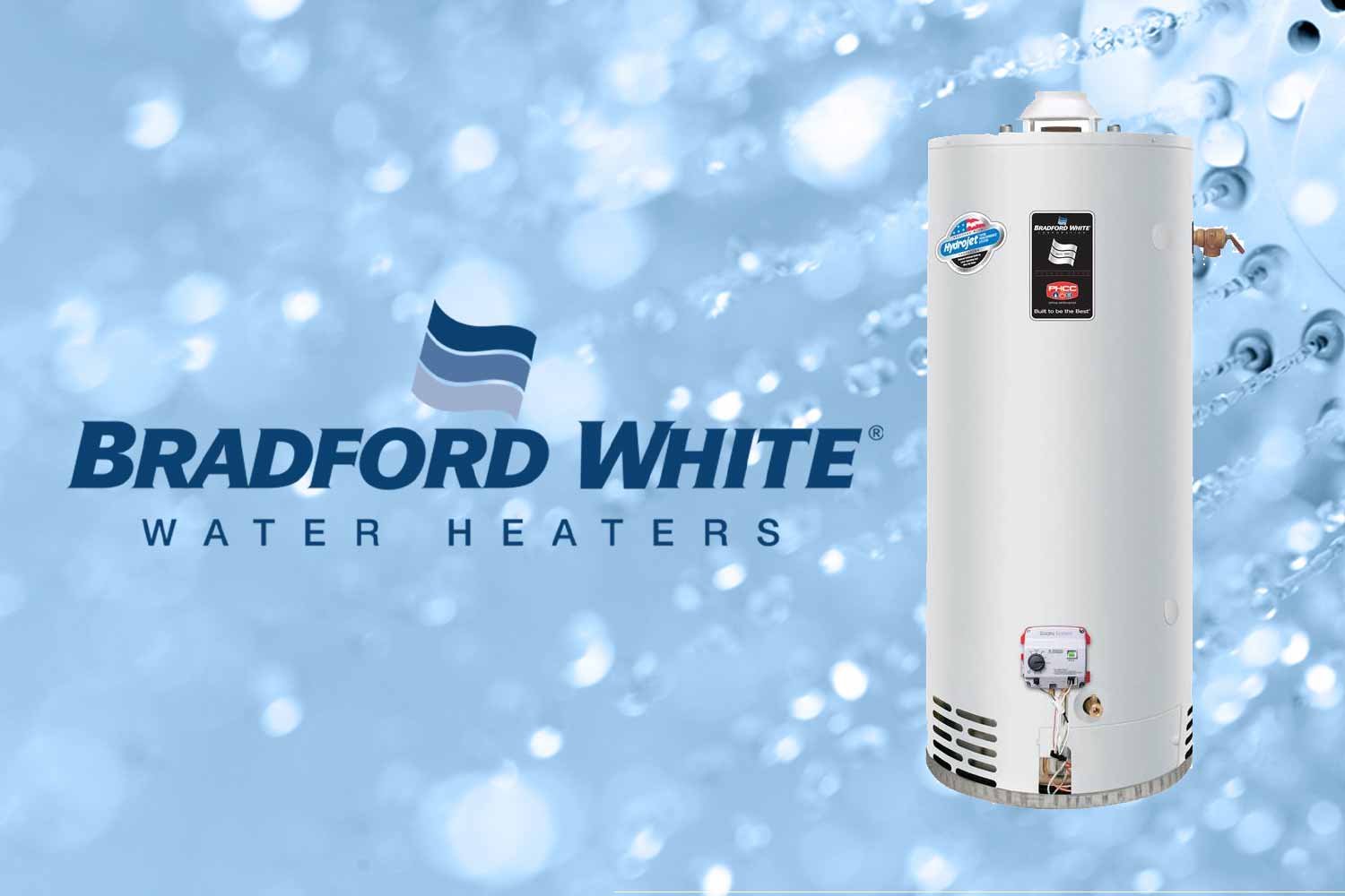 Bradford White Atmospheric Vent Water Heater 40 Gallon