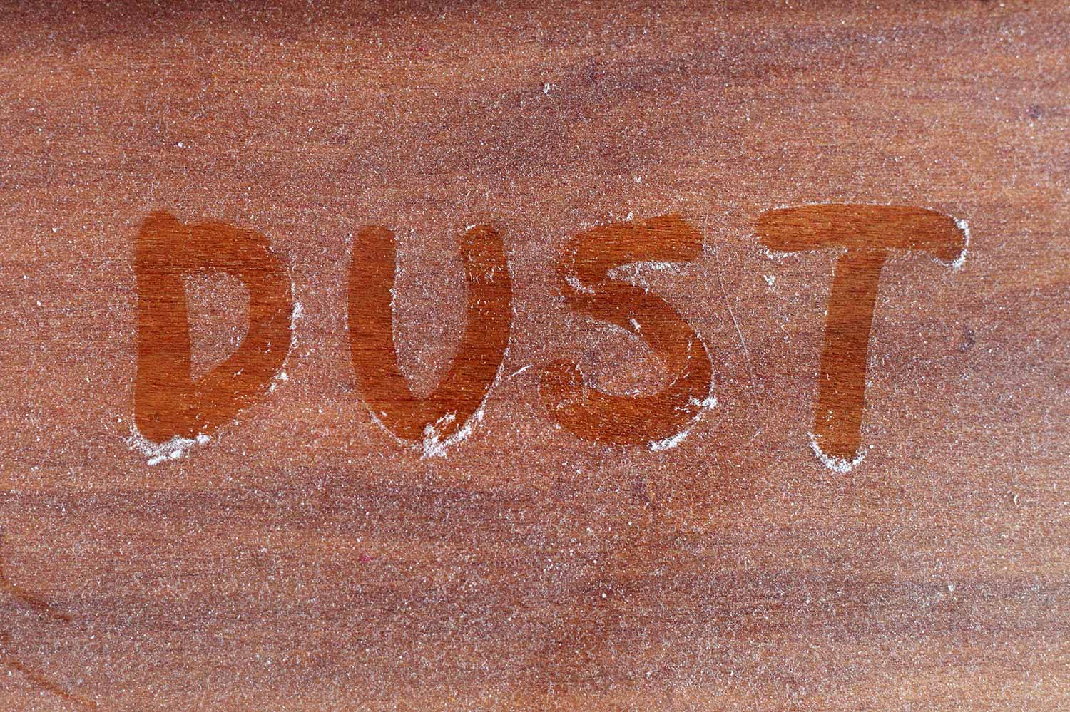 dust from not having duct cleaning
