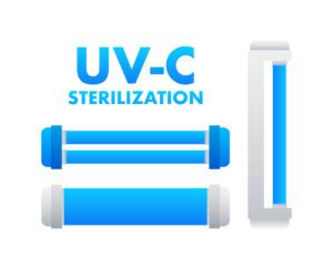 UV-C sterilization image illustration